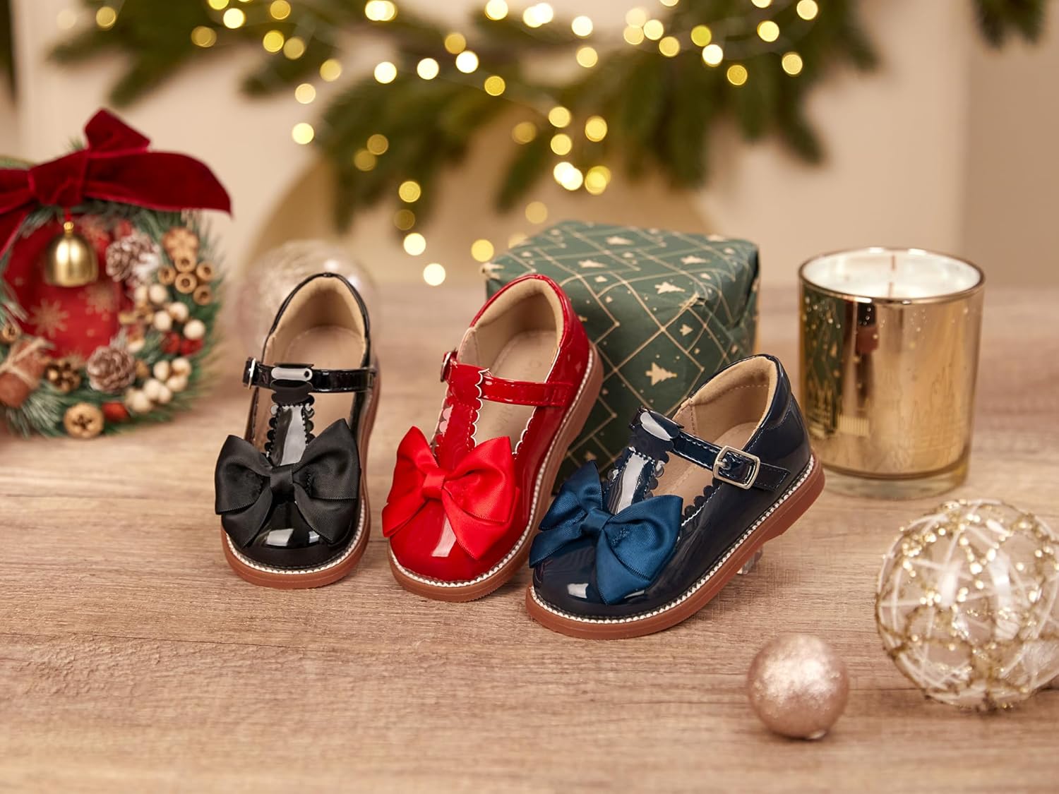 Otter MOMO Toddler Little Girls Oxford Shoes Mary Jane Flat T-Strap School Uniform Party Dress Shoes - Image 8