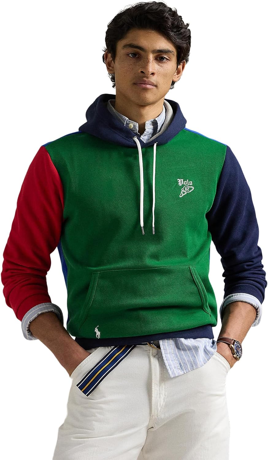 POLO RALPH LAUREN Men's Double-knit Mesh Hoodie