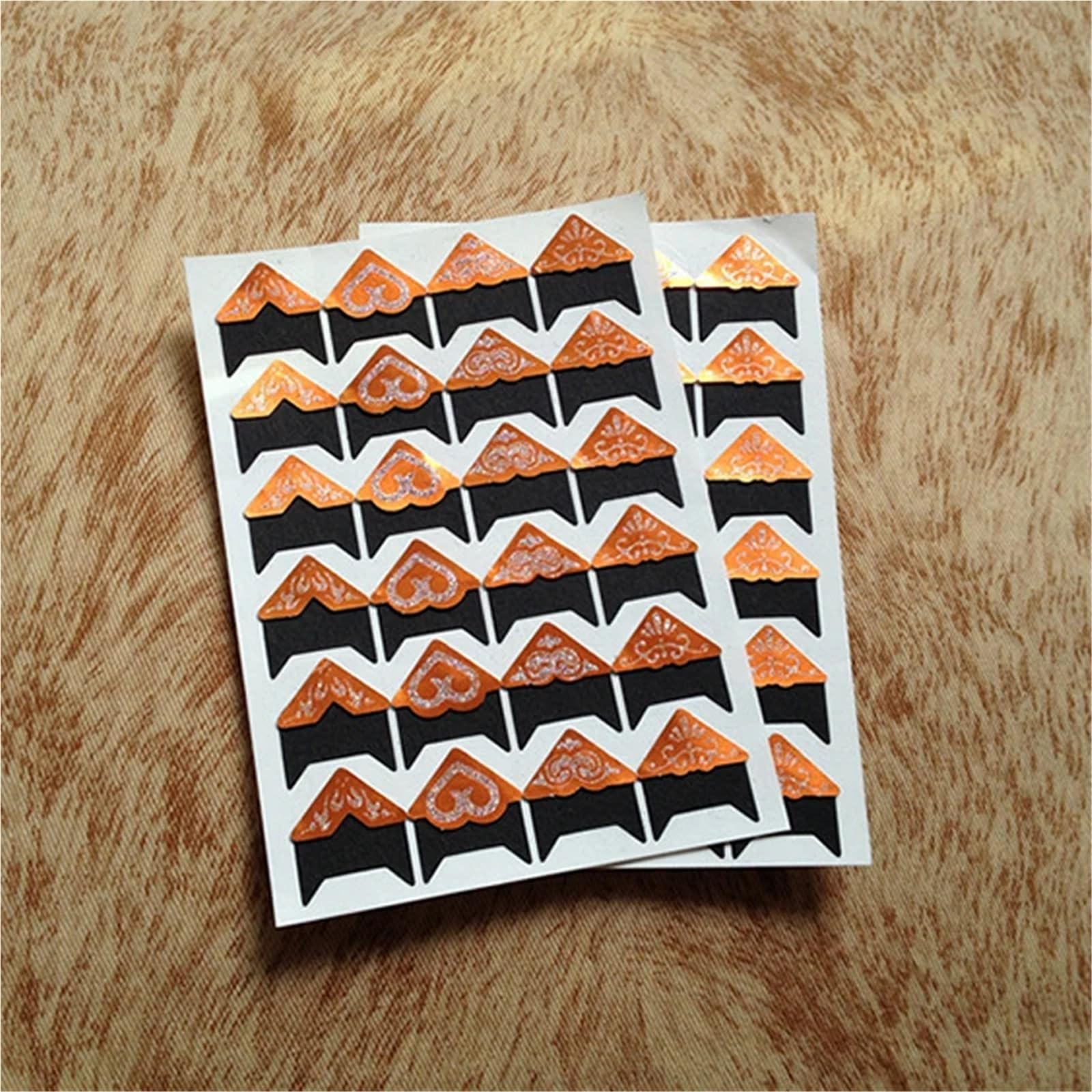 Lot de 960 autocollants en papier pour coins de photo - Pour décoration d'albums photo, cadres et scrapbooking