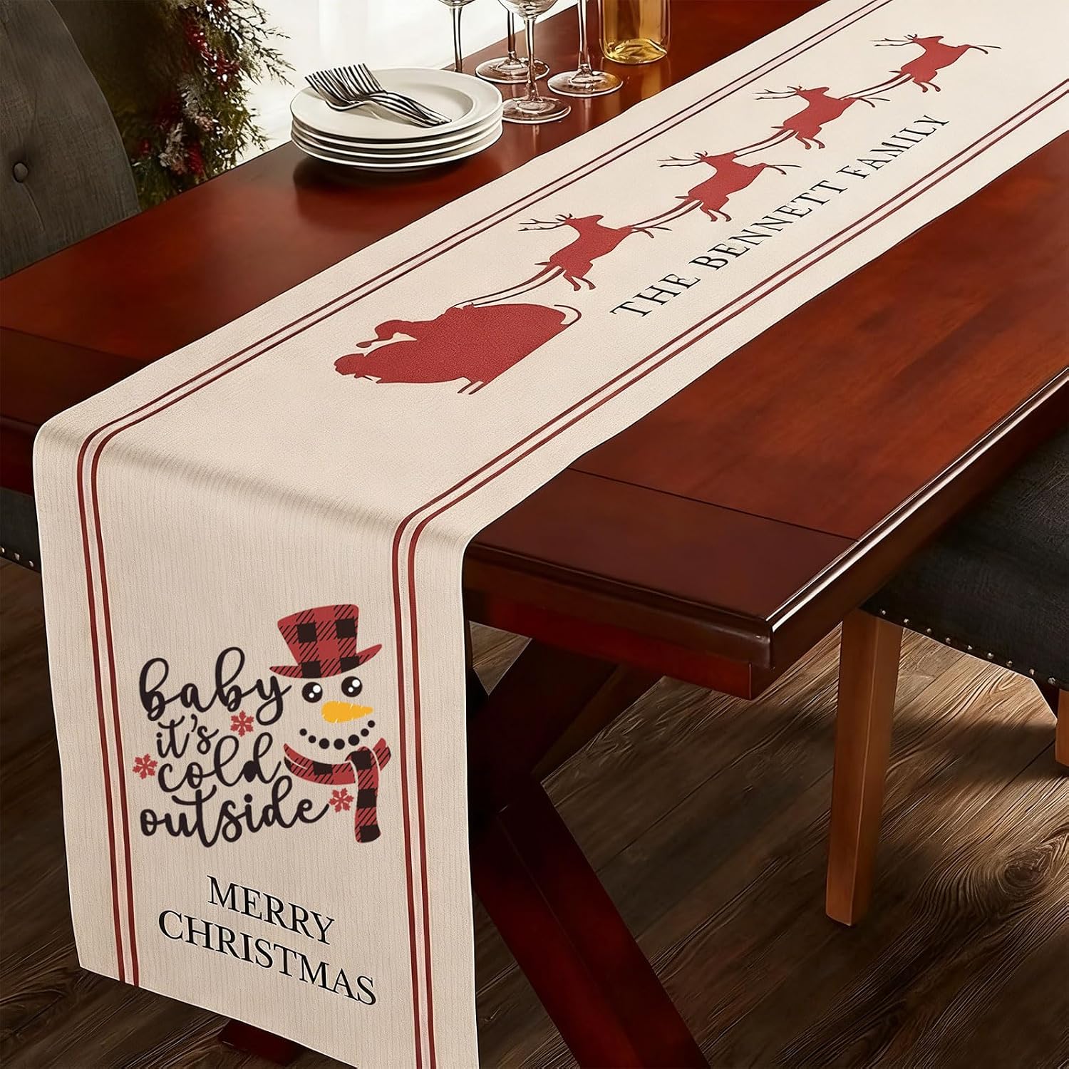 6 Sheets Christmas Iron on Transfers for Tshirts, Christmas DTF Transfers Ready to Press Black Red Plaid Heat Transfer for Clothes Bag Pillow Hat DIY Decorations