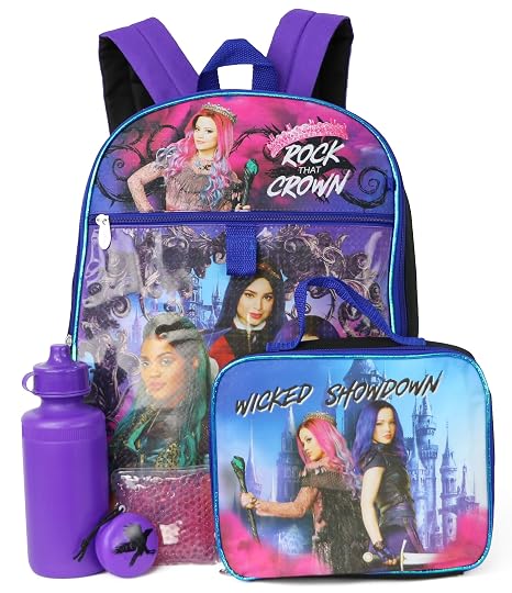 Disney Descendants 5-Piece Backpack Set 