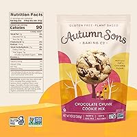 Vista 8 de Autumn Sons Baking Co. Mezcla de galletas de avena y canela sin gluten. Mezcla vegana para hornear a base de plantas. Libre de 11 alérgenos comunes.