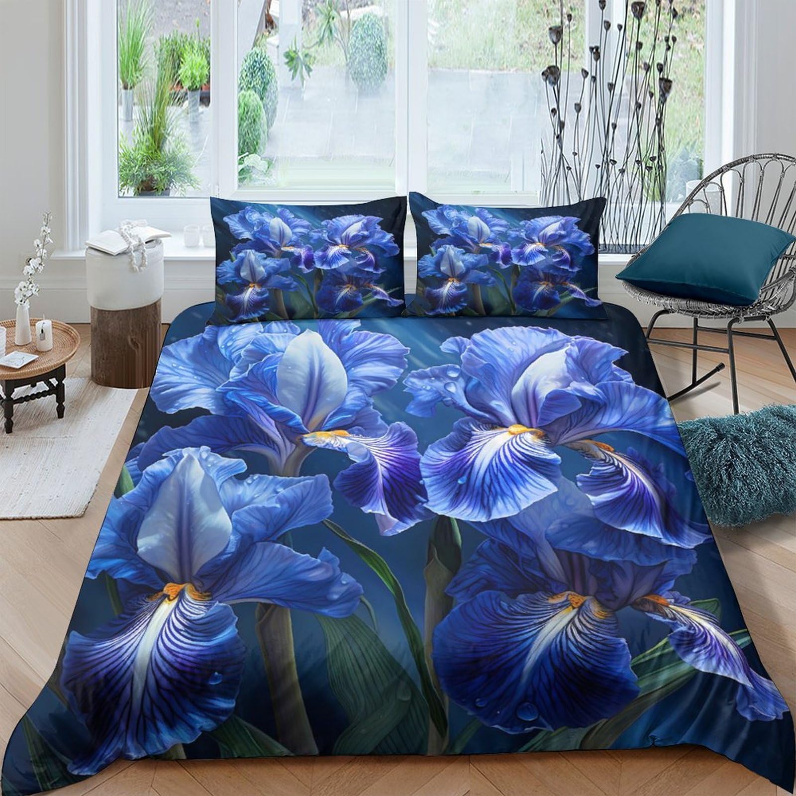 Ctjqhvkz Style-8 3D Printed Fitted Sheet Microfiber Galaxy Starry Sky Bed Cover For Bedroom And Dormitory Protection, Anti-Slip, Easy Care, Stylish Bedroom Decor Single（135X200cm）