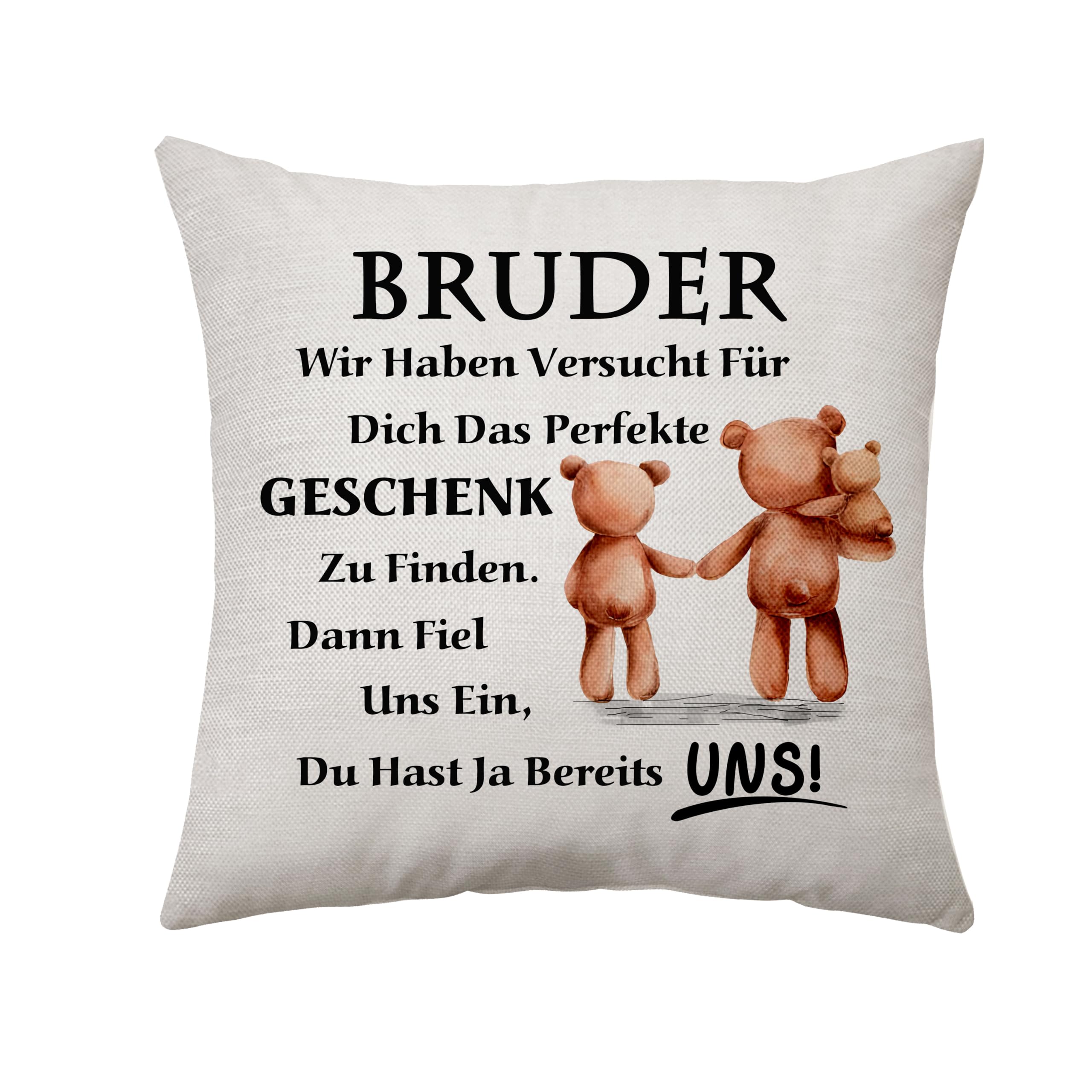 Aconesong Geschenke für Bruder Kissenbezug von Schwester, Ge