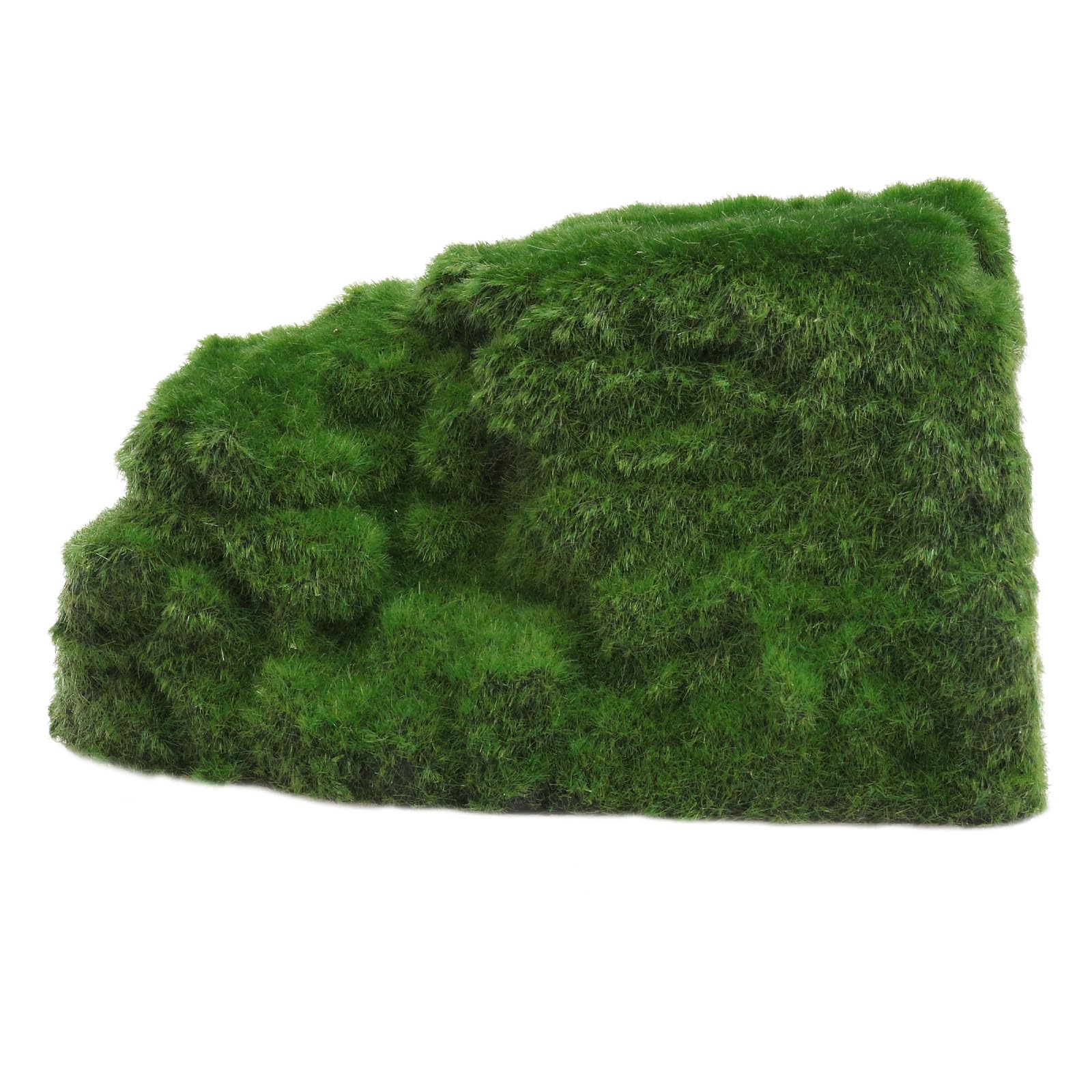 Adorno Cueva para Tortugas de Resina Musgo 14,5 X 11 X 8 CM para Terrario y Hábitat de Reptiles en Acuario