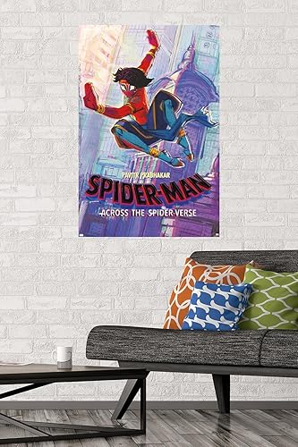 Miniatura 2 de Trends International Marvel Spider-Man: Across The Spider-Verse - Pavitr Prabhakar - Póster de pared de una hoja, 34 pulgadas de largo x 22.4
