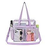 Oraben Clear Bag for Stadium Events 12x6x12 Clear Tote Bag for Women Transparent Lunch Bag for Work Sports Concert
