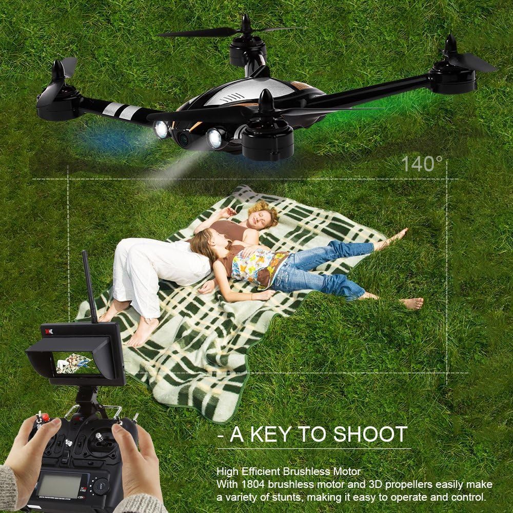 XK X252 FPV screen and A Key to Shoot function