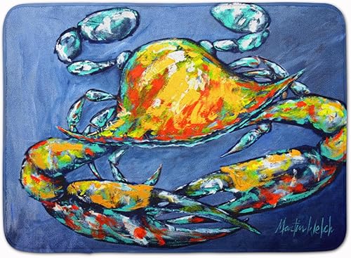 Caroline's Treasures MW1269RUG - Tapete de espuma viscoelástica lavable a máquina, tapete de baño antideslizante, duradero, grueso, lavable a