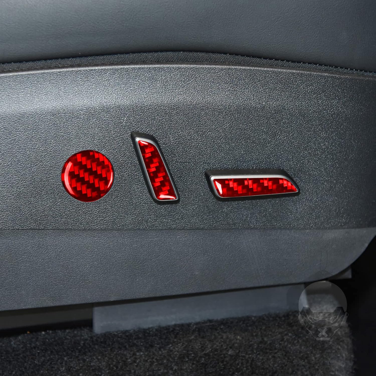 JKYUKU Real Carbon Fiber for Tesla Accessories Seat Adjustment Button image 5