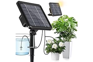 Solar Automatic Drip Irrigation System for 15 Potted Plants: Automated Watering for...