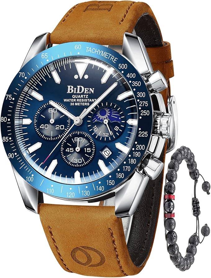 title=Orologio Uomo di Moda Business 30 M Impermeabile Antigraffio Cronografo Elegante