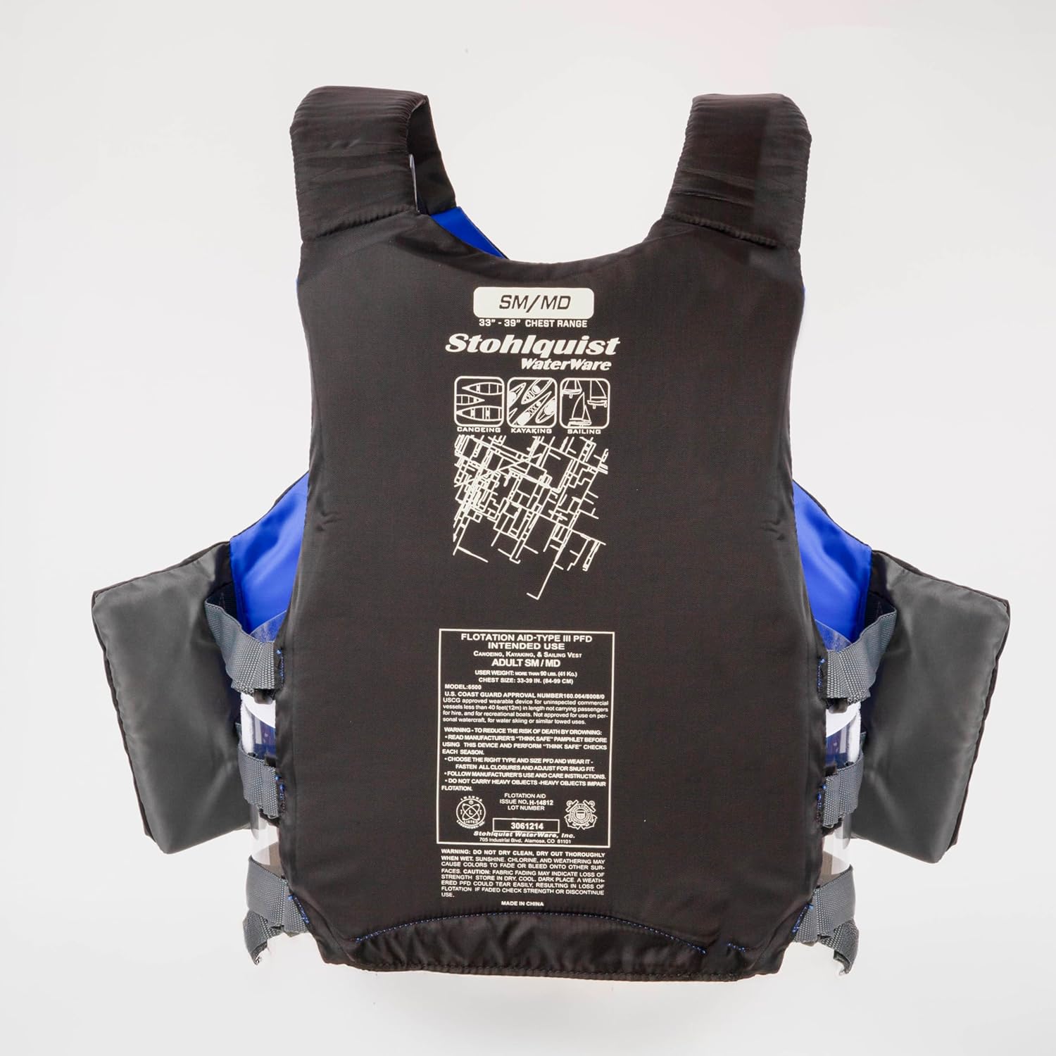 Stohlquist Men's Escape PFD Life Vest for Water Sports