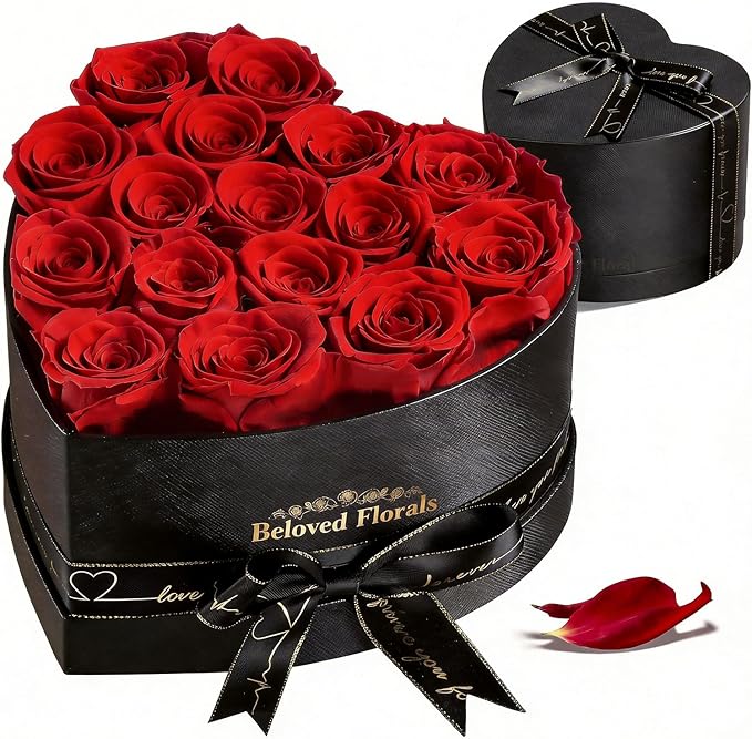 16 Preserved Roses in a Box