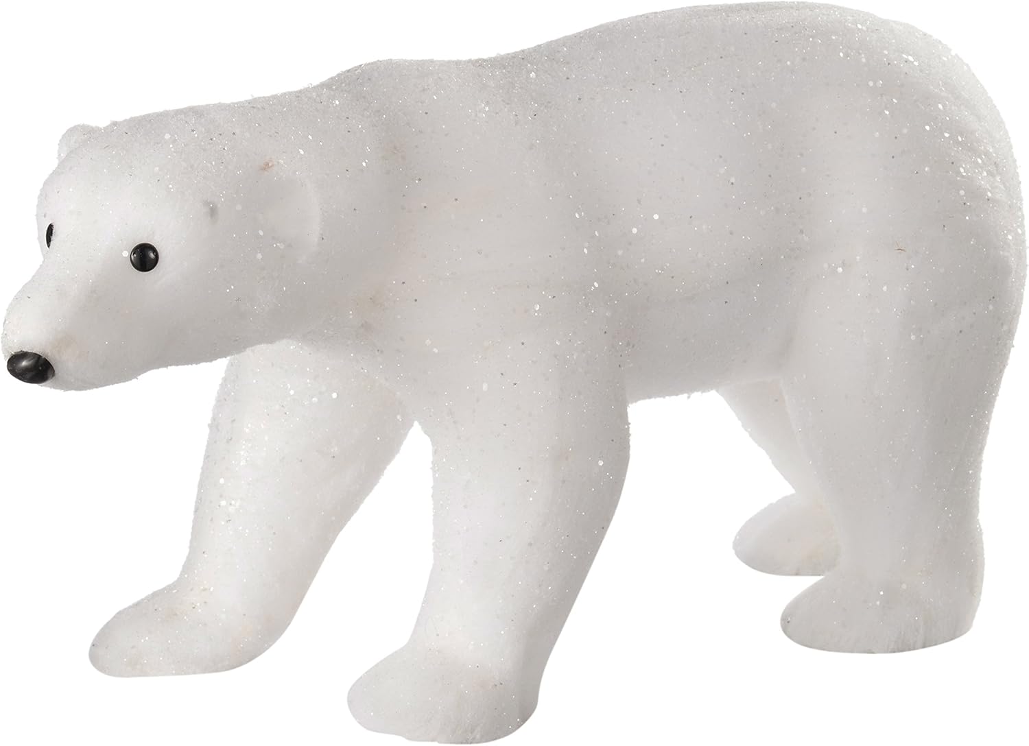 Poly Cotton Standing Reindeer Christmas Decoration, 63 cm - White