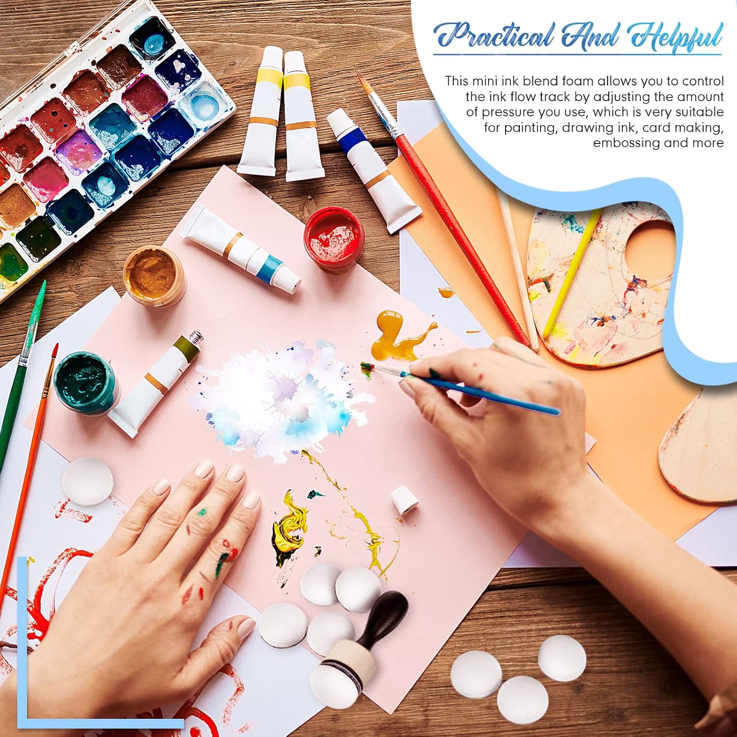 Mini Round Ink Blending Tool Set - Image 7