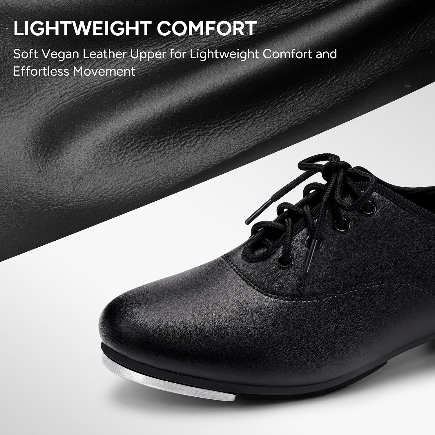 Stelle Tap Shoe for Women Lace Up PU Dance Shoes