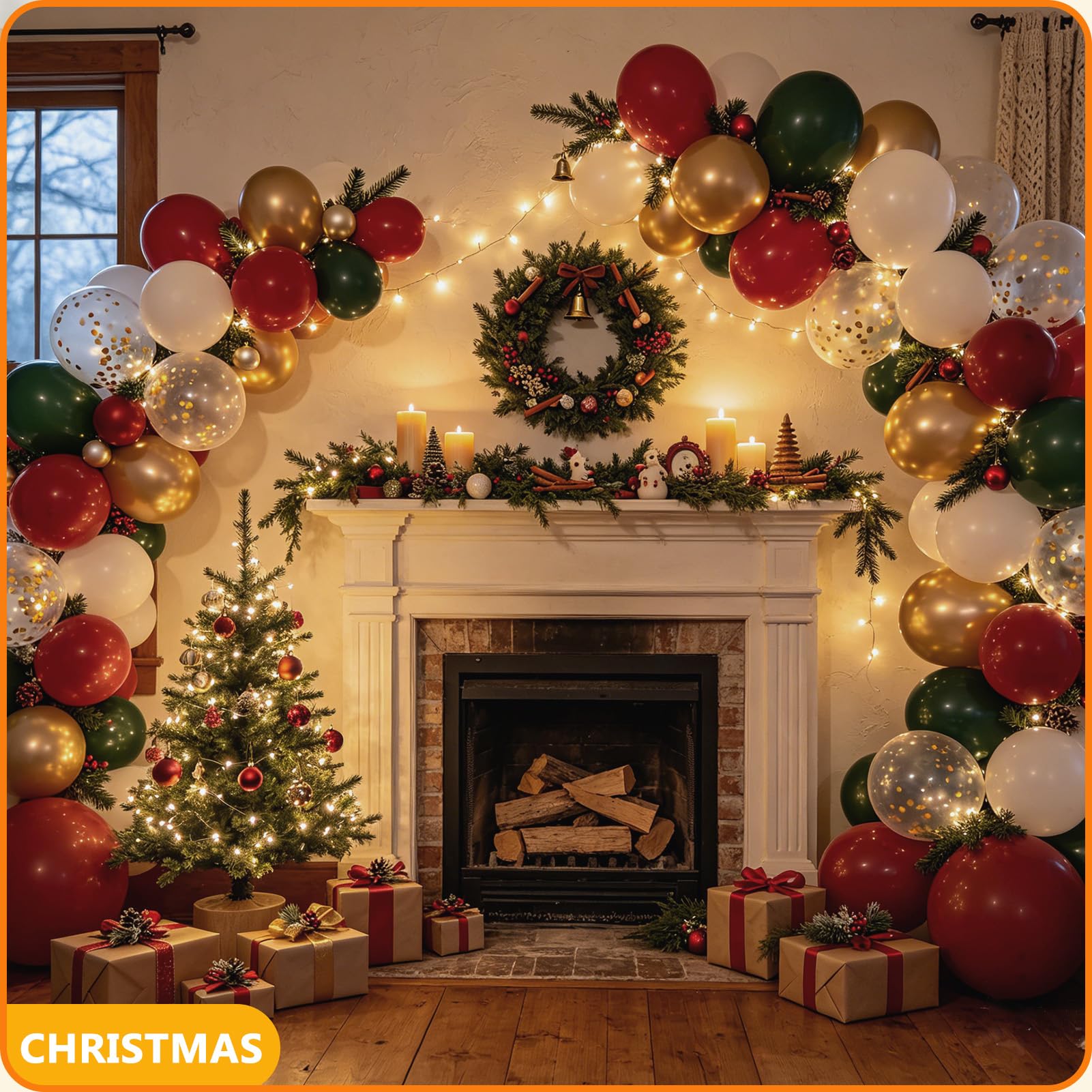 Kit per arco di palloncini per decorazione di nozze, 2,7 m e 1,8 m