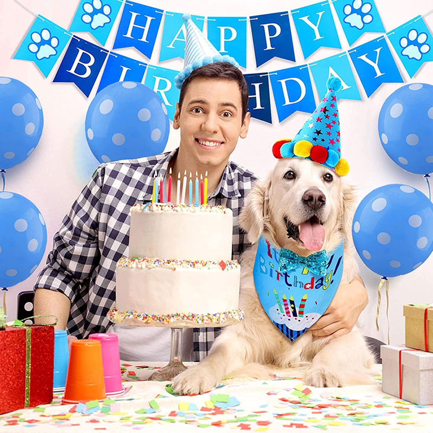 SUOXU Dog Birthday Party Supplies - Image 5