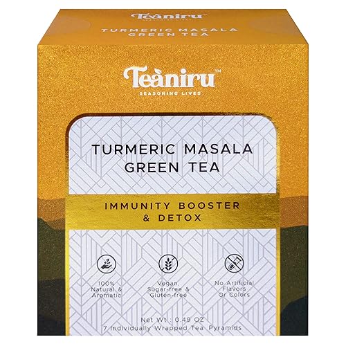 Vista 109 de Teaniru, Paquete surtido de muestras de té, 8 sabores exóticos de bienestar, envueltos individualmente en bolsas de té piramidales, ingredientes