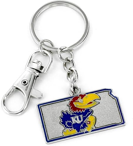 Miniatura 7 de Llavero pesado de diseño del estado doméstico de la NCAA - Accesorios coloridos y duraderos para llaves, bolsas y monederos