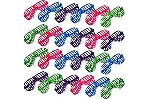 Neon Shutter Shades: Groovy Shades for Party Vibes