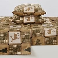 Vista 128 de 4-Piece Full Size Stripe Microfiber Sheet Set - Ultra-Soft, Brushed Bedding Sheets & Pillowcases - Wrinkle Free, Comfortable, All-Season Bed Sheets