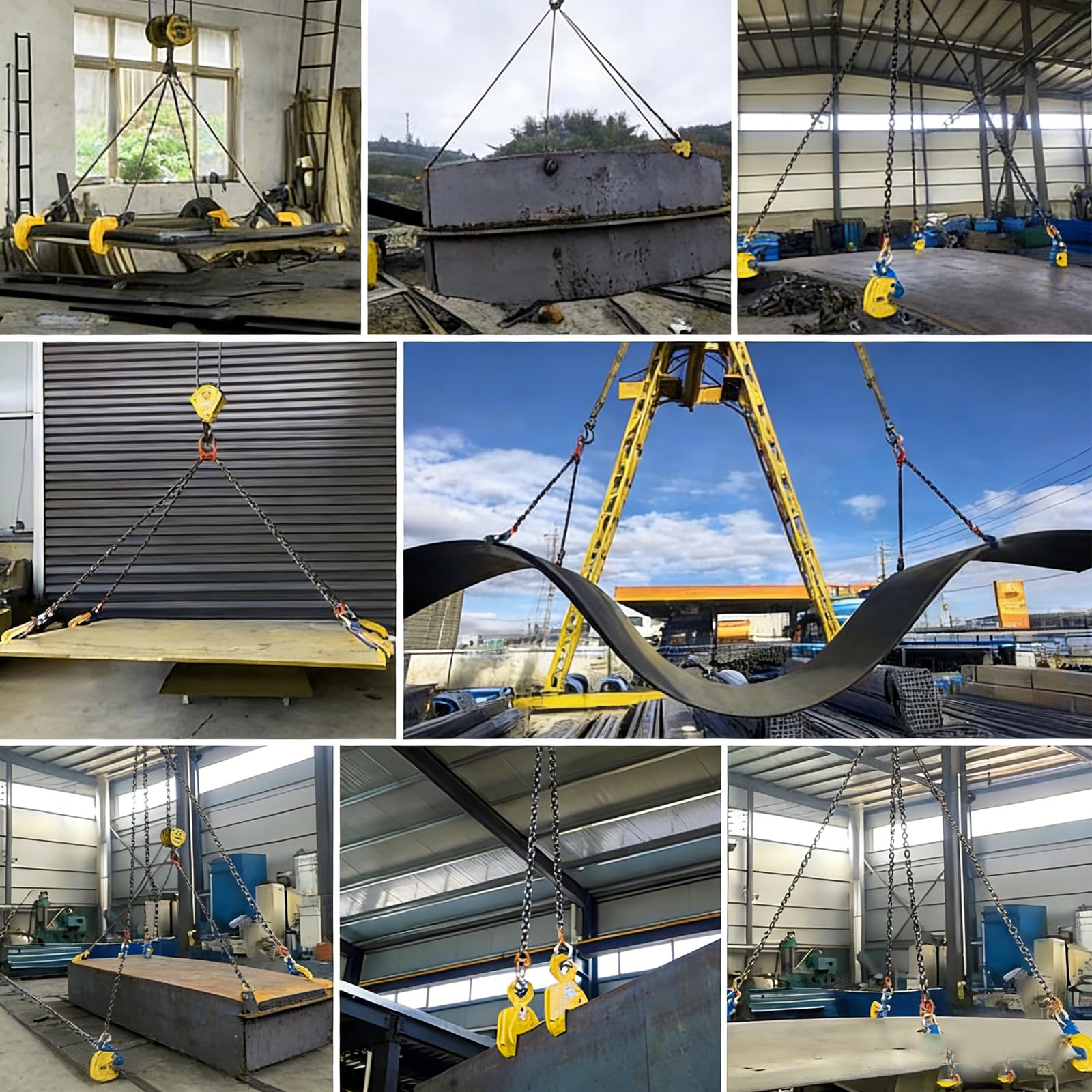 Zacisk do podnoszenia, szczypce do podnoszenia szyn, podnoszenie chwytaków, przenoszenie, zacisk do 80 mm/3,1 cala, wykonany ze stali stopowej, do podnoszenia i transportu