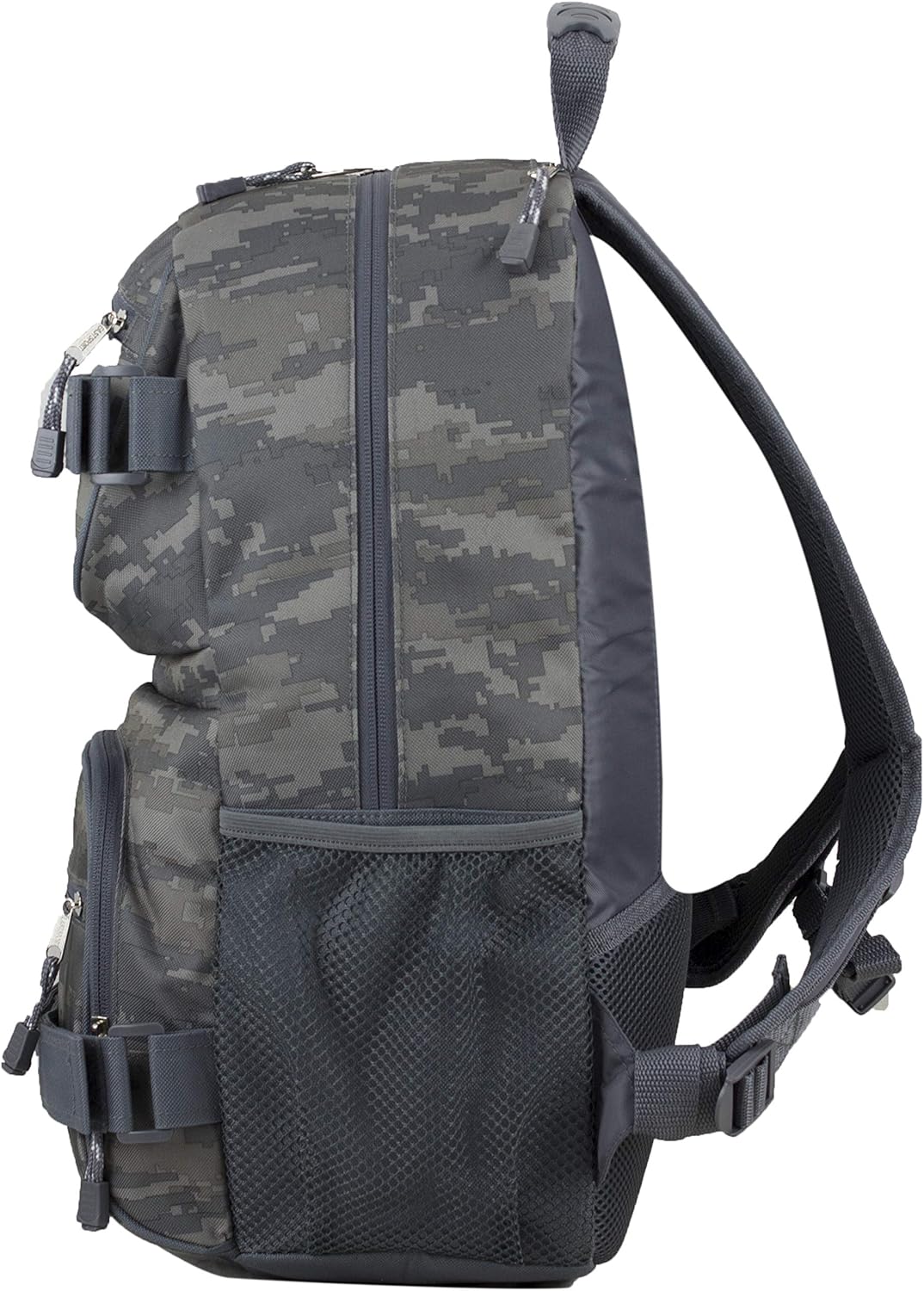 Eastsport Travel Skateboard Backpack Double Strap Laptop Bag Multi-Sport Design for Men and Women, Static Camo