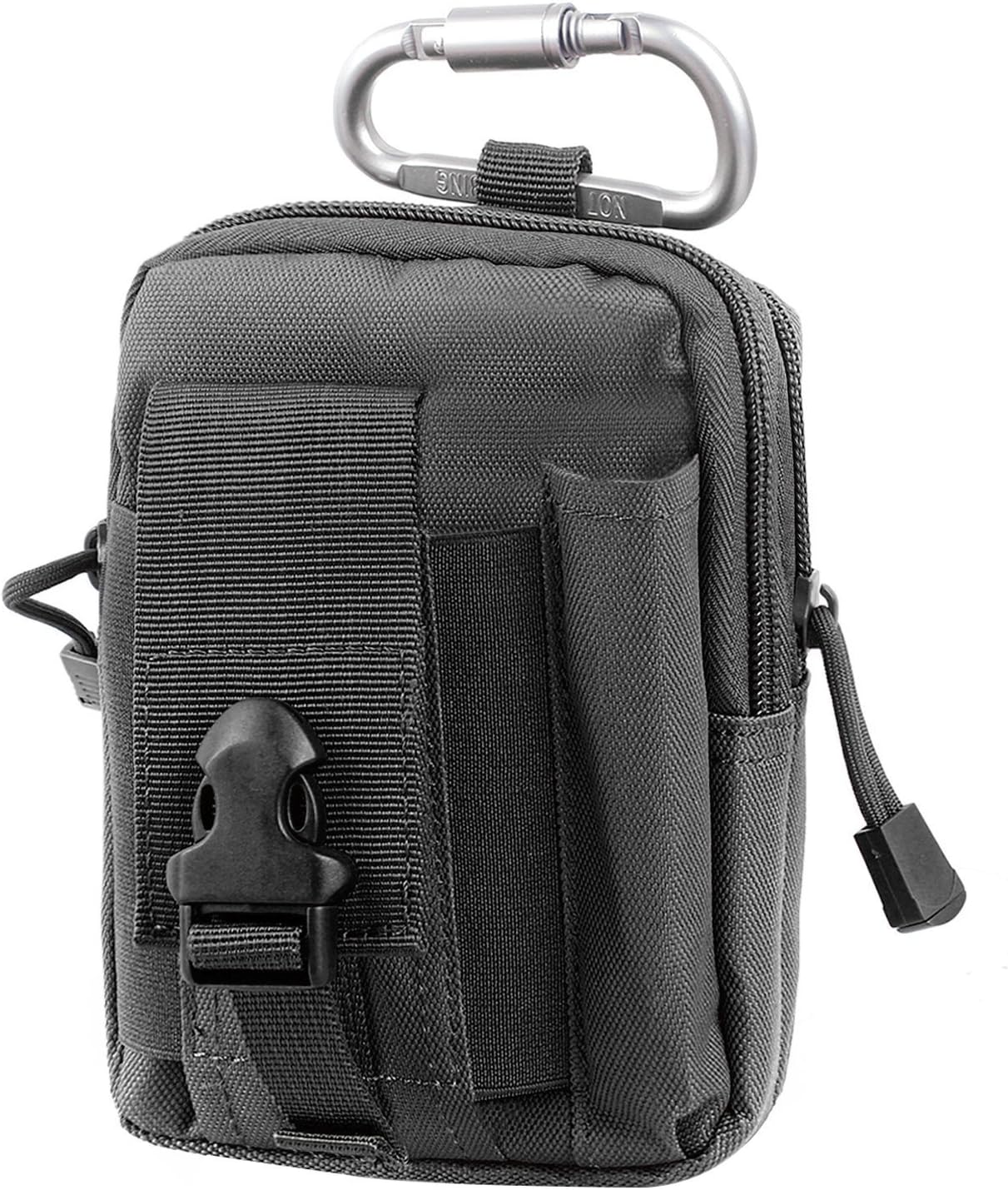 Tactical Molle EDC Pouch Compact 1000D Multipurpose Utility Gadget Belt Waist Bag with Cell Phone Holster Holder