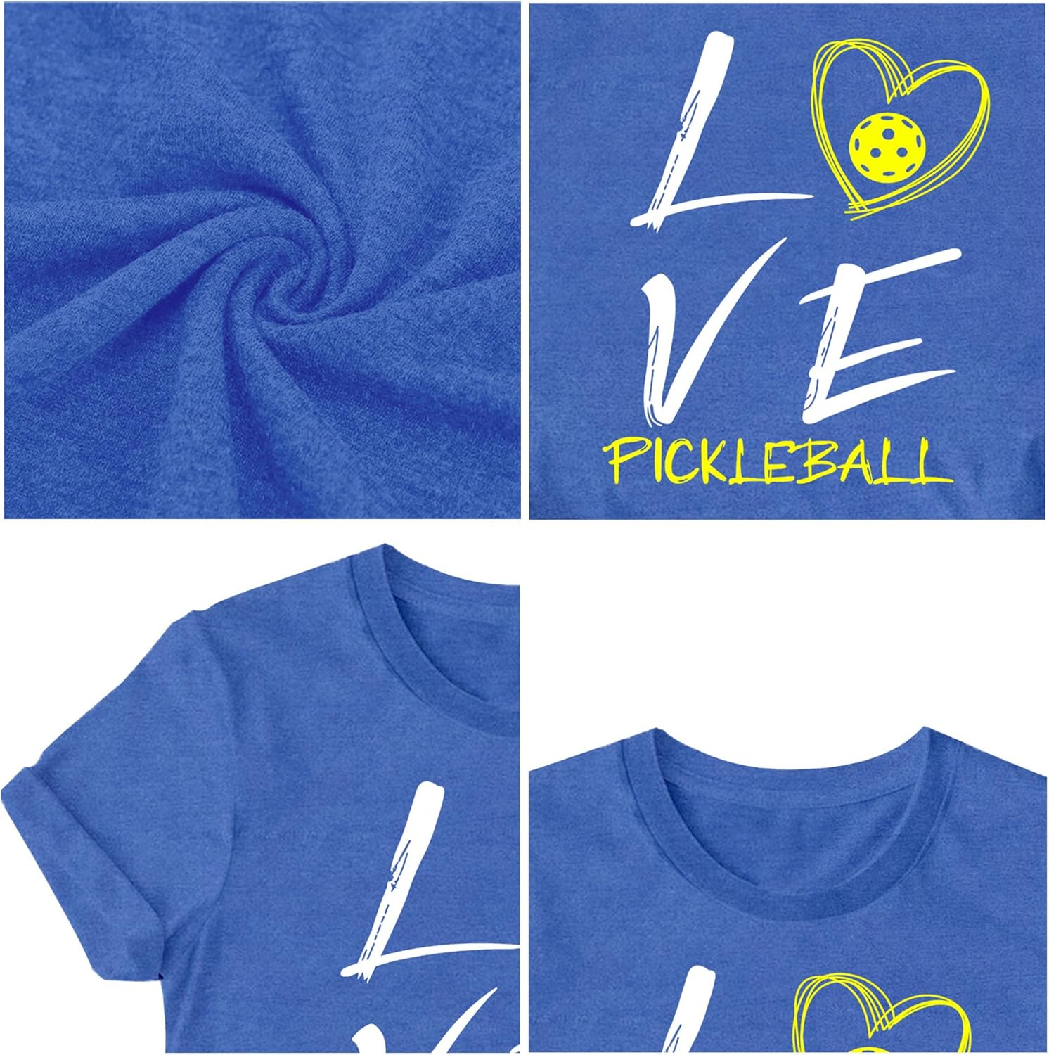 LBP Women Pickleball Shirt Love Pickball T-Shirt Pickleball Lover Player Tee Tops - Image 6