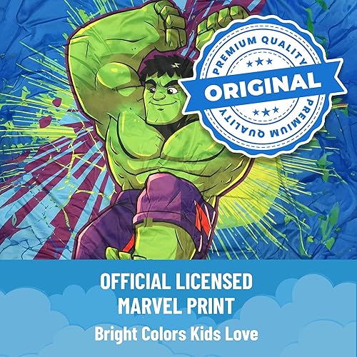 Vista 6 de Jay Franco - Alfombrillas para siesta infantil Verde - Hulk