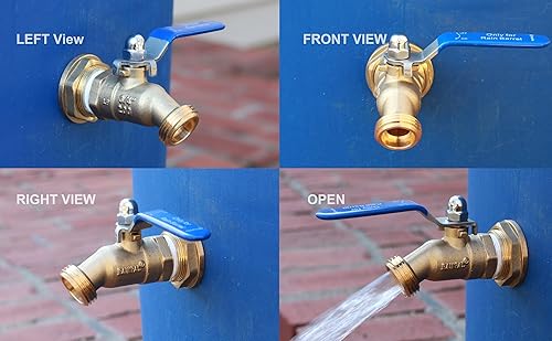 Miniatura 3 de Paquete de espita de barril de lluvia y kit de enlace (RBS008T+xRBLSS5)