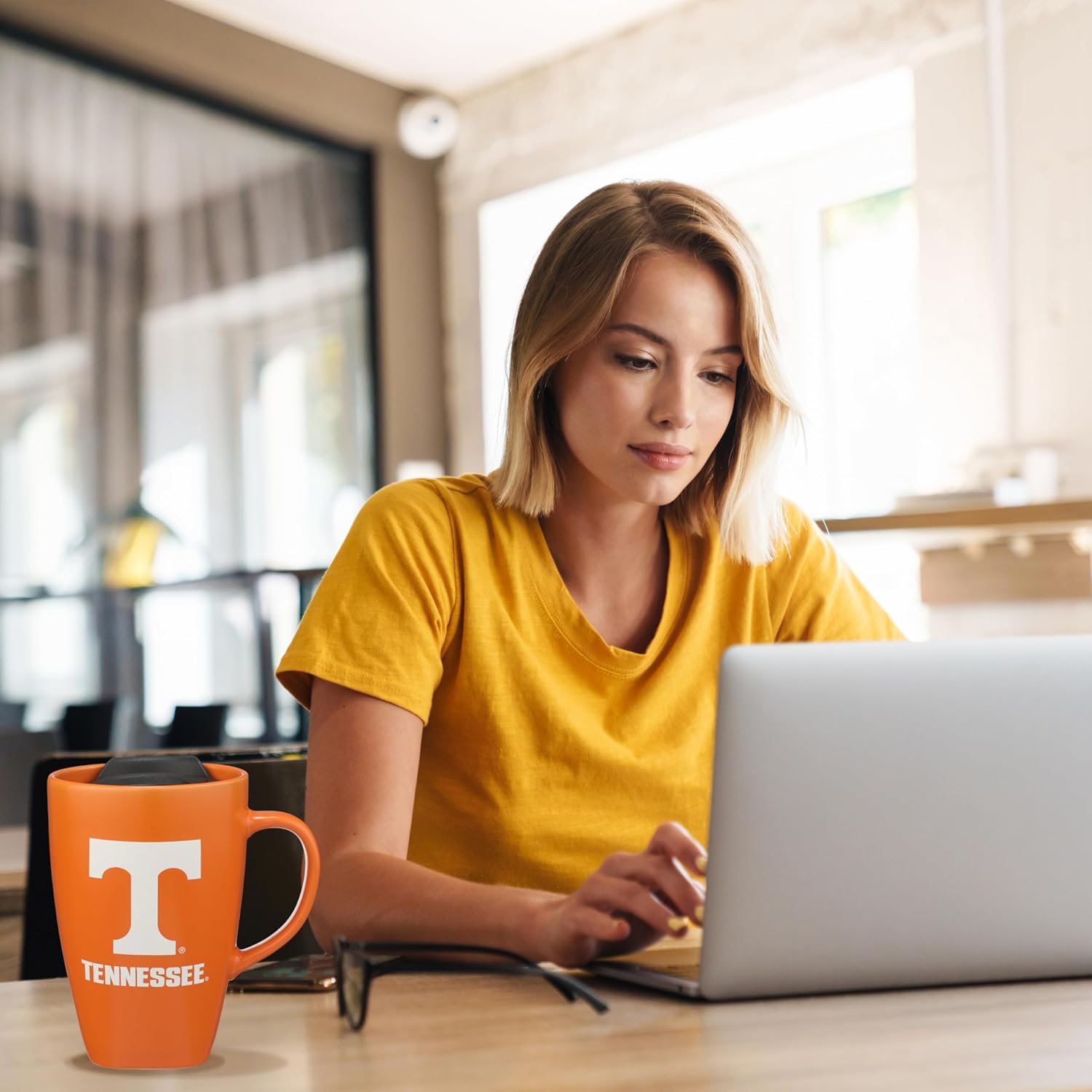 The Memory Company | Licensed NCAA 15oz Square Mug with Logo - Image 9