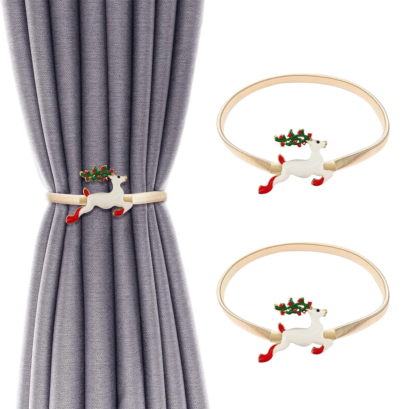 Confezione da 4 Corde per Fermatende, Fermatende con 4 Ganci un Vite