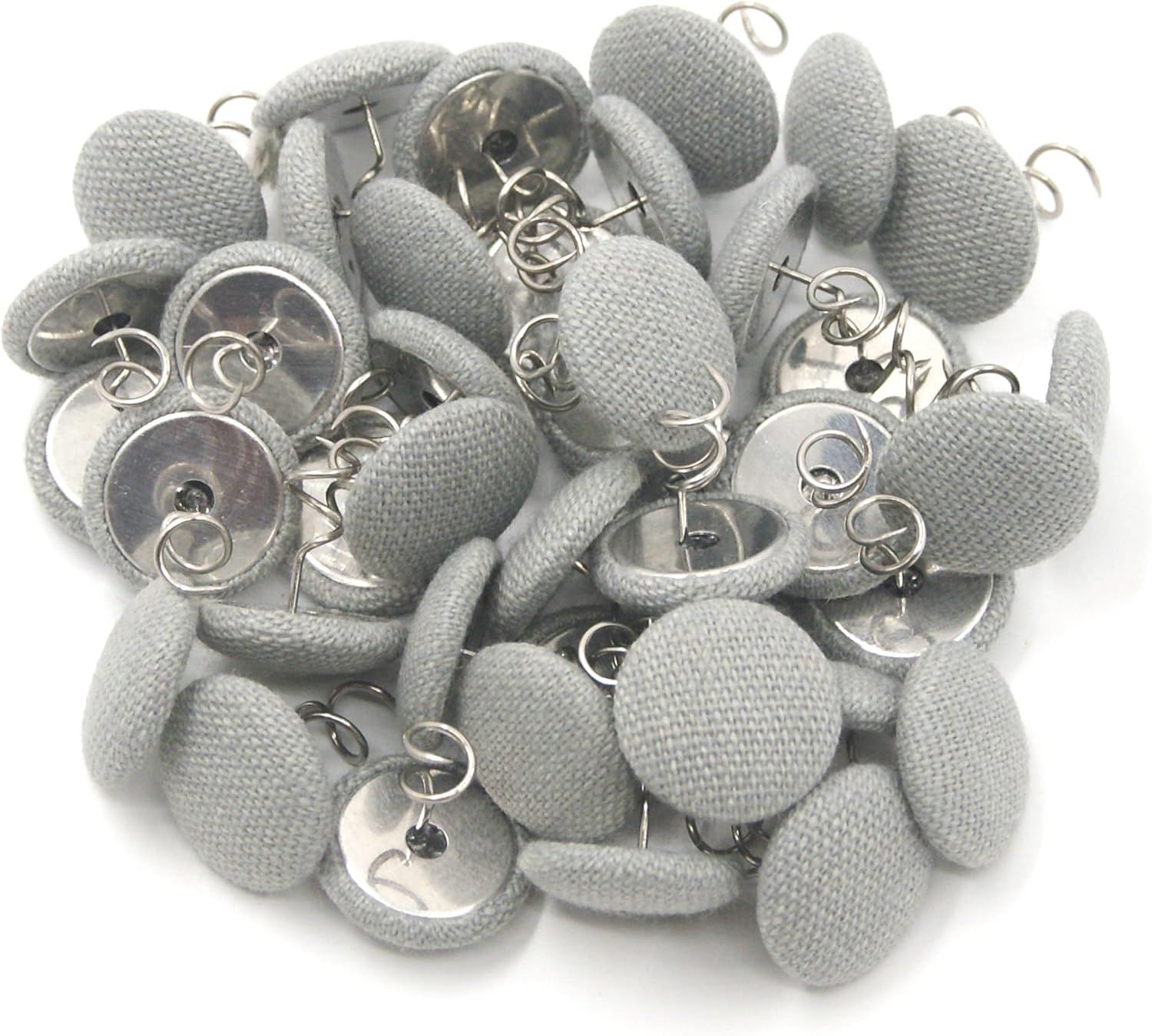 Upholstery Tacks 20Pcs Fabric Covered Button Twist Pins,Bed Skirt Pin for