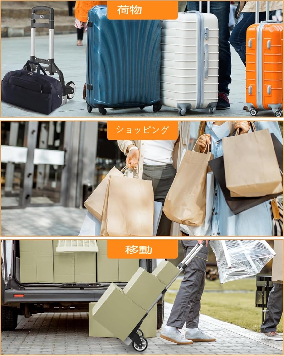 ロングサイズ アルミリヤカー 折りたたみ リヤカー 耐荷重150kg