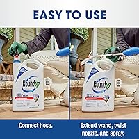 Vista 40 de Roundup Concentrado para eliminar malezas y hierbas, uso en y alrededor de macizos de flores, pasarelas y otras áreas de tu patio, 35.2 onzas