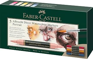 Faber-Castell - Albrecht Dürer Aquarellmarker, 5 Farben Portrait