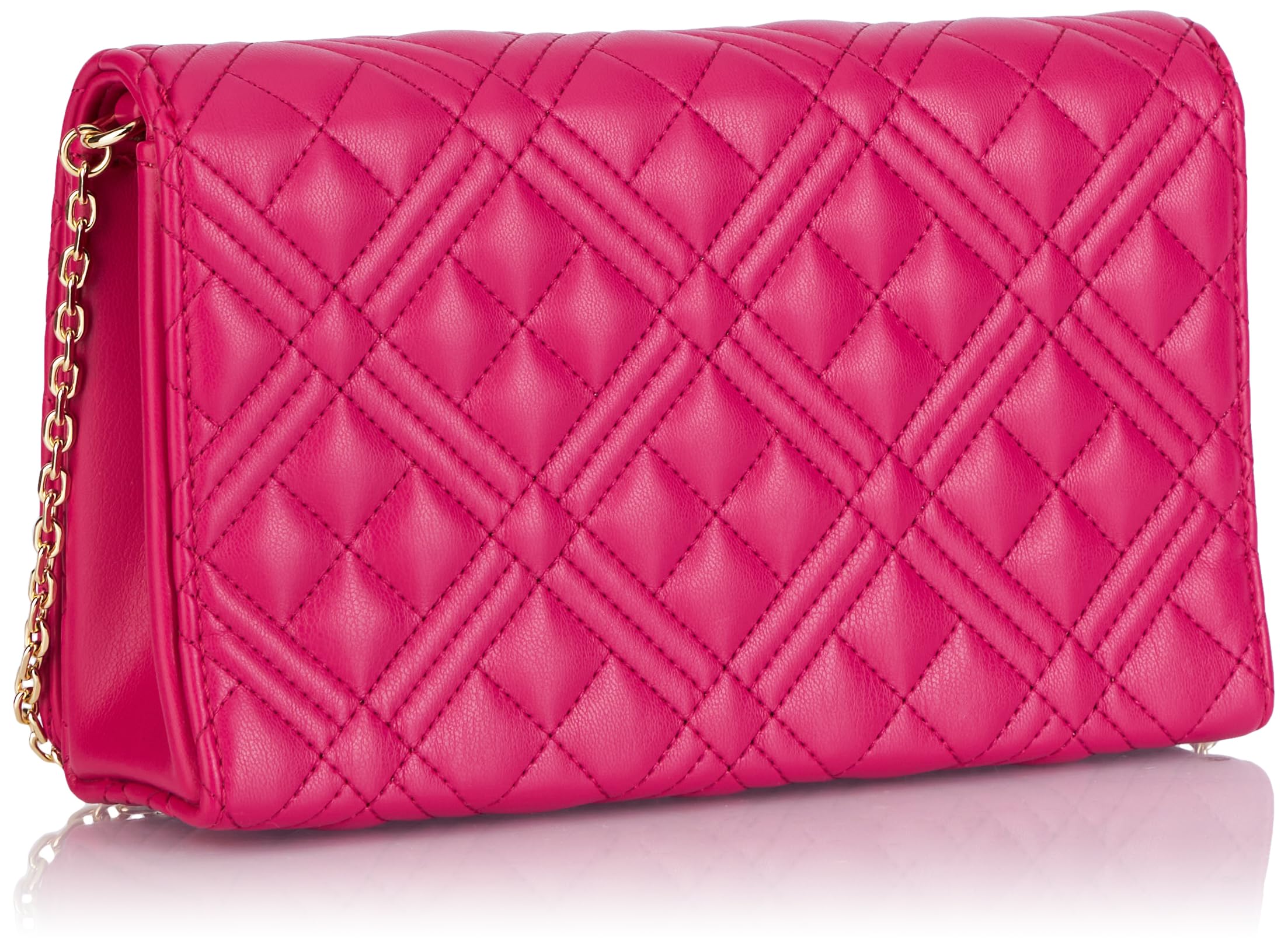 Moschino Borsa Donna Love a Spalla/Tracolla Ecopelle Trapuntata Magenta B25MO32 JC4079PP1LLA0626