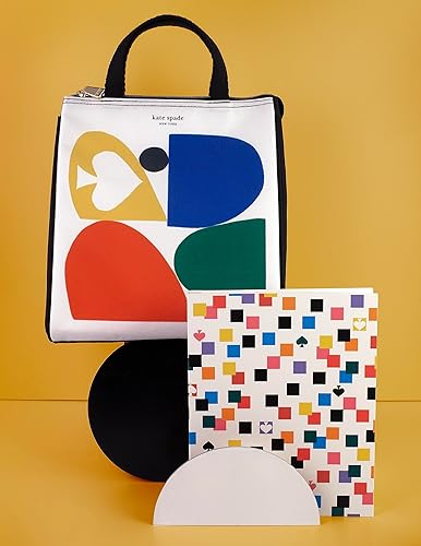 Miniatura 6 de Kate Spade New York Bonita bolsa de almuerzo para mujer, lonchera de gran capacidad, lonchera para adultos con forro interior aislado térmico