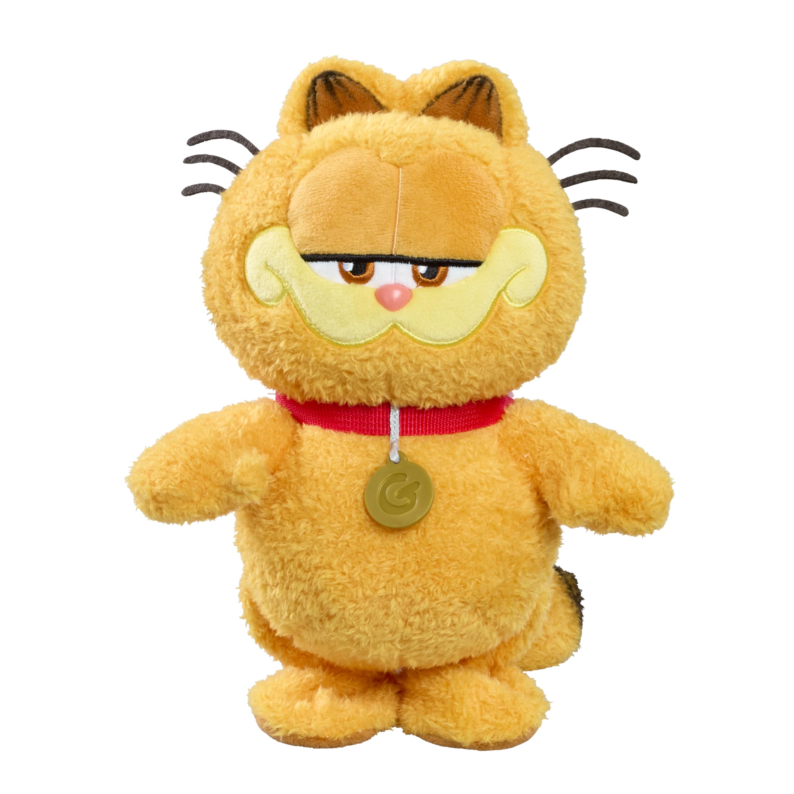 Animagic – Garfield Peluche Musical de 25 cm con Canción Good Life de la Película – Gato Garfield Suave y Parlante – Juguete Interactivo con Pilas Incluidas – Ideal para Niños Desde 3 Años