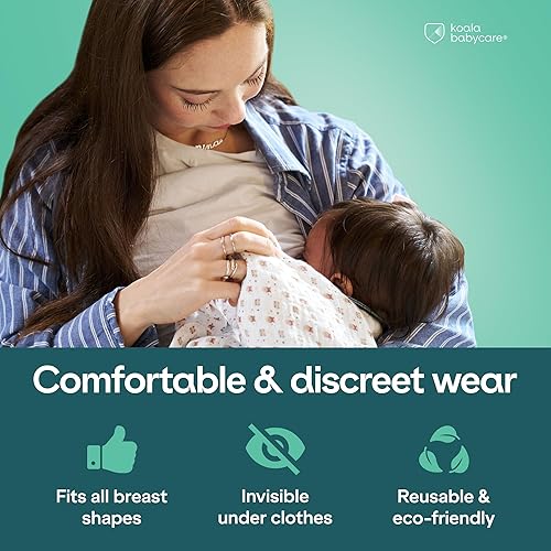 Miniatura 7 de Koala Babycare Los vasos de lactancia plateados originales - fabricados en Italia - protegen y calman - Plata trilaminada - Tamaño estándar