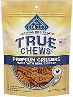 Blue Buffalo True Chews Premium Grillers Natural Chicken Dog Treats, 12 oz - Real USA Chicken First