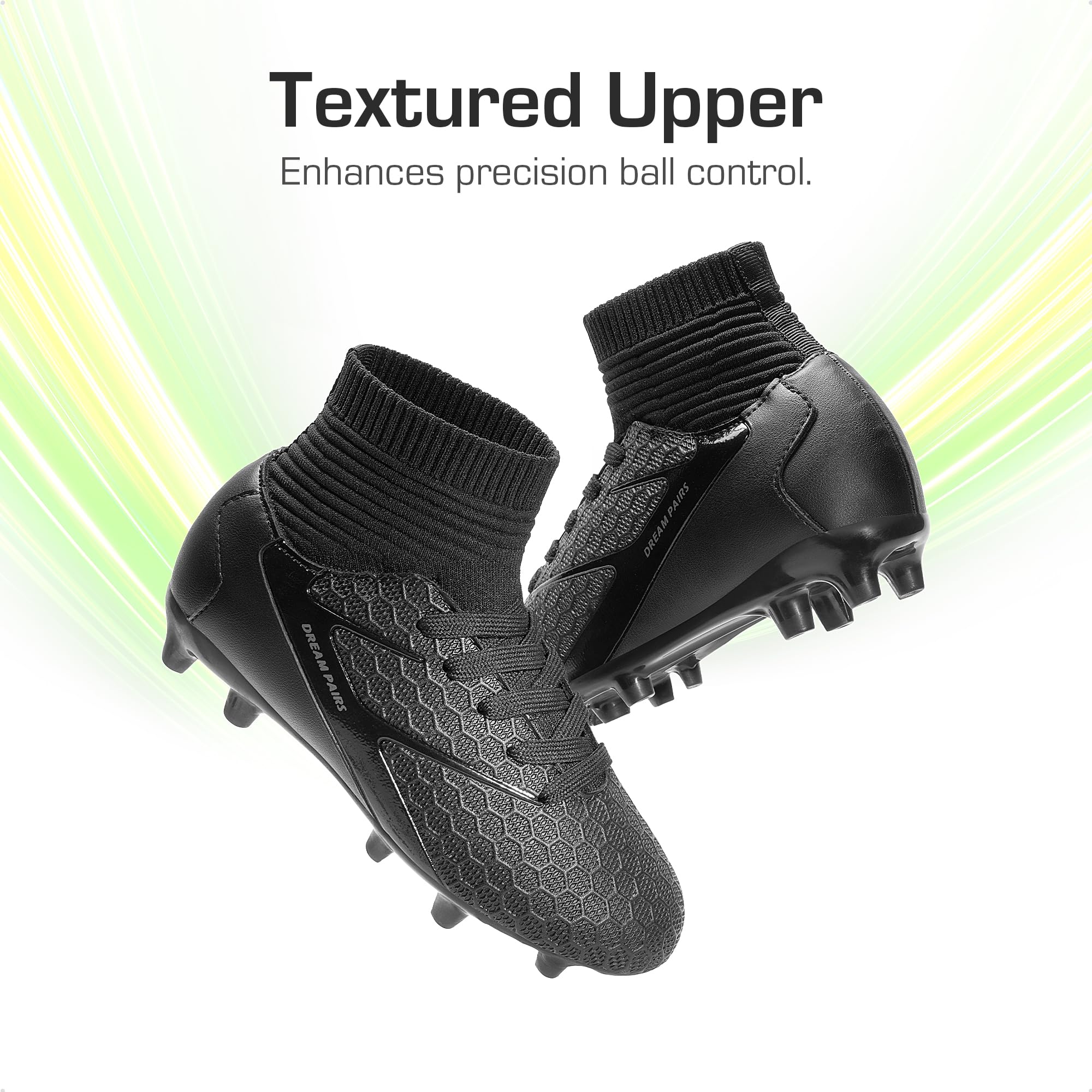 DREAM PAIRS Kids Scarpe da Calcio Ragazzi All'aperto Sportivo Teenager Scarpe da Calcetto
