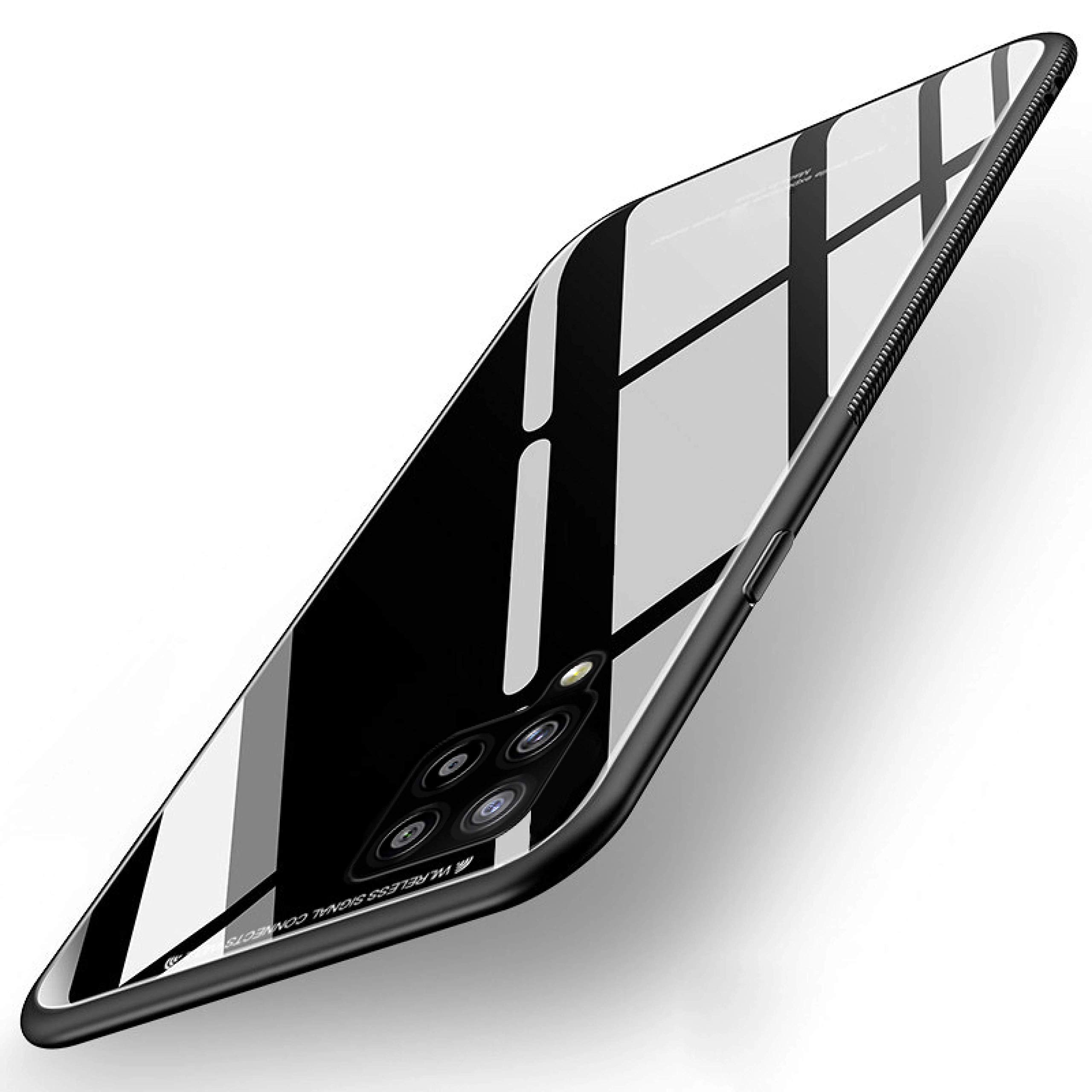 Designerz Hub® Samsung Galaxy F62 Luxurious Toughened Glass Back Case with Shockproof TPU Bumper Case Cover Designed for Samsung Galaxy F62-Black (B08Z38R4BL) Amazon Price History, Amazon Price Tracker