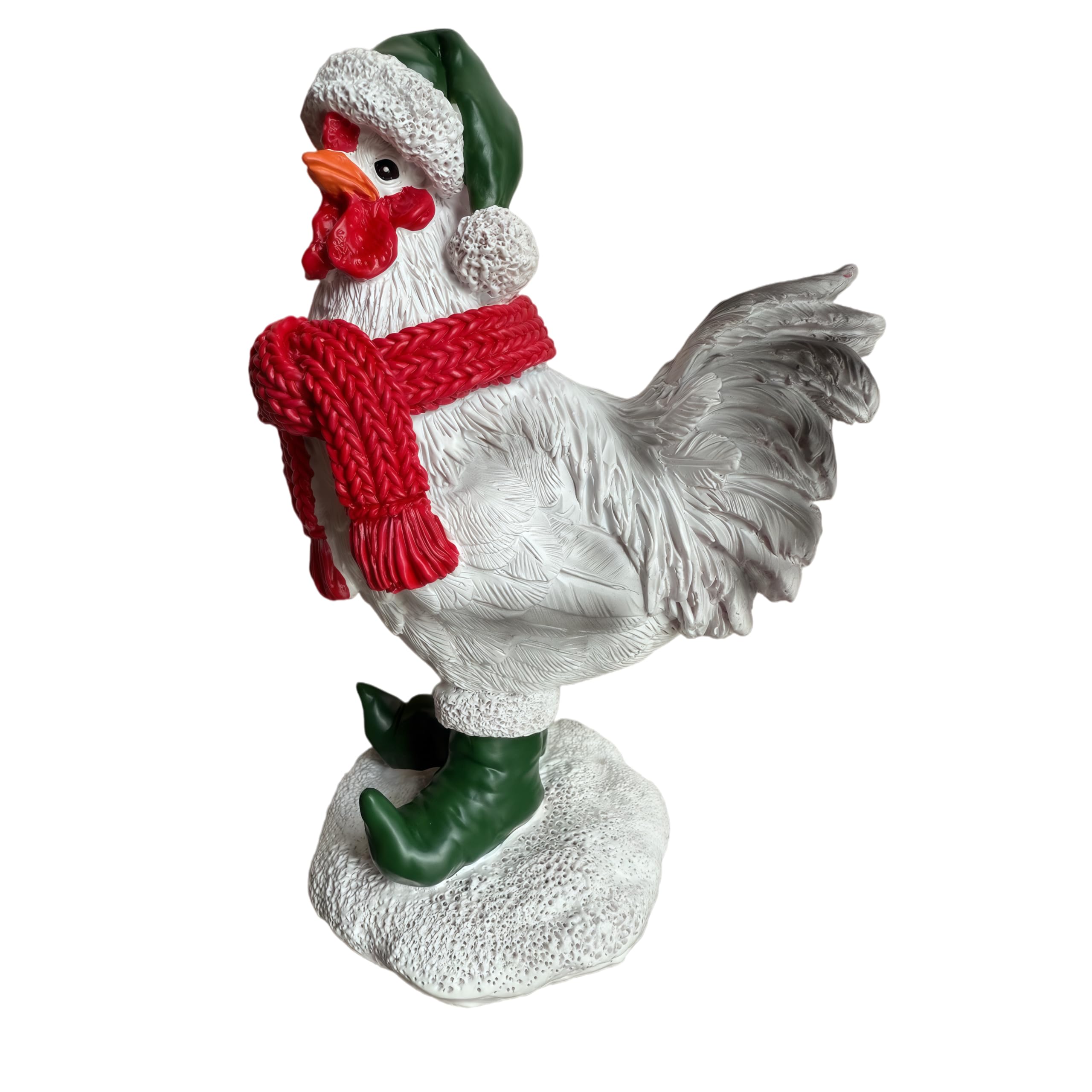 Poulet décoratif rustique pour égayer votre pelouse et votre terrasse en été