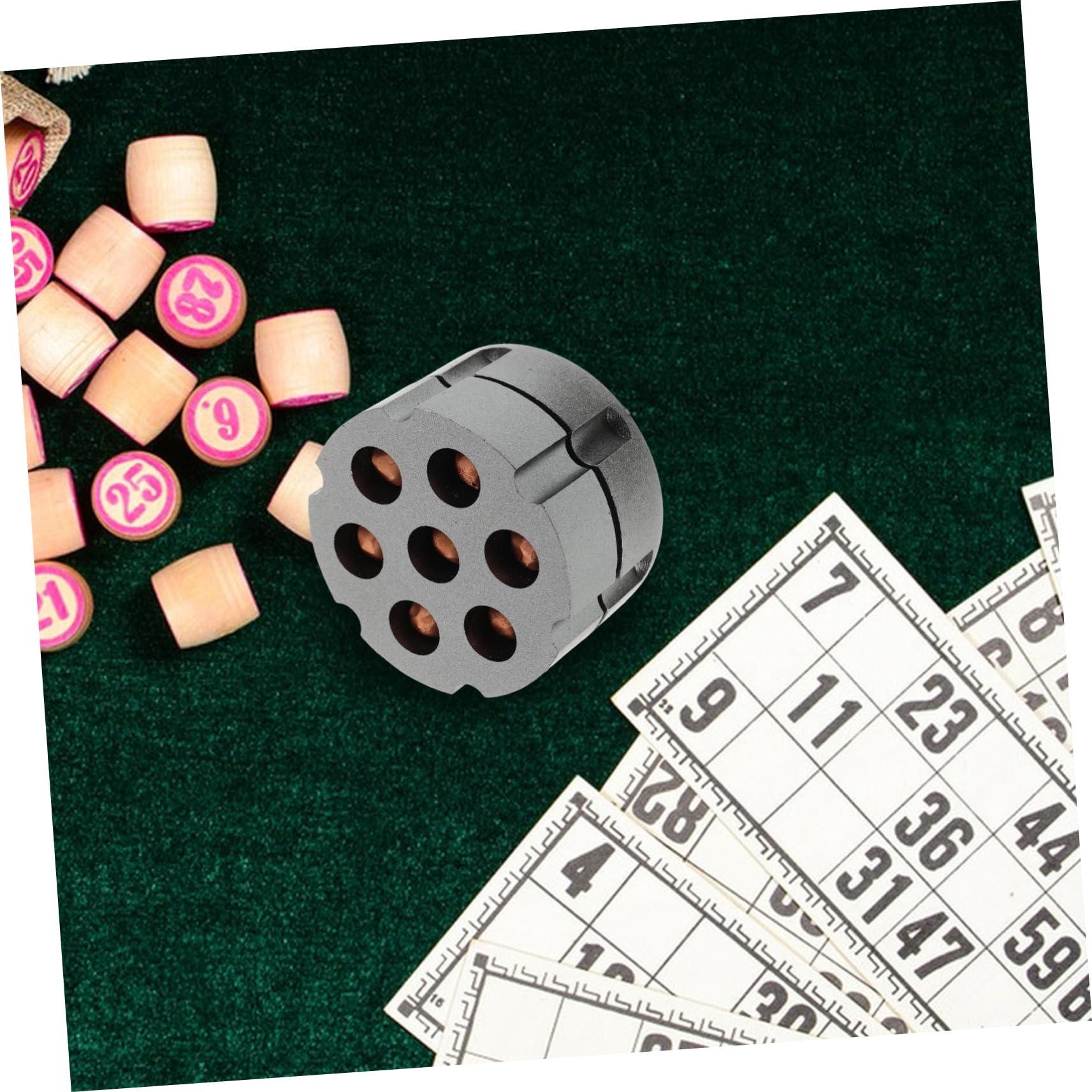 ibasenice Set de Dés de Jeu de Société en Résine avec Socle, Léger et Facile à Transporter, pour Jeux de Rôle, Bars et Ktv