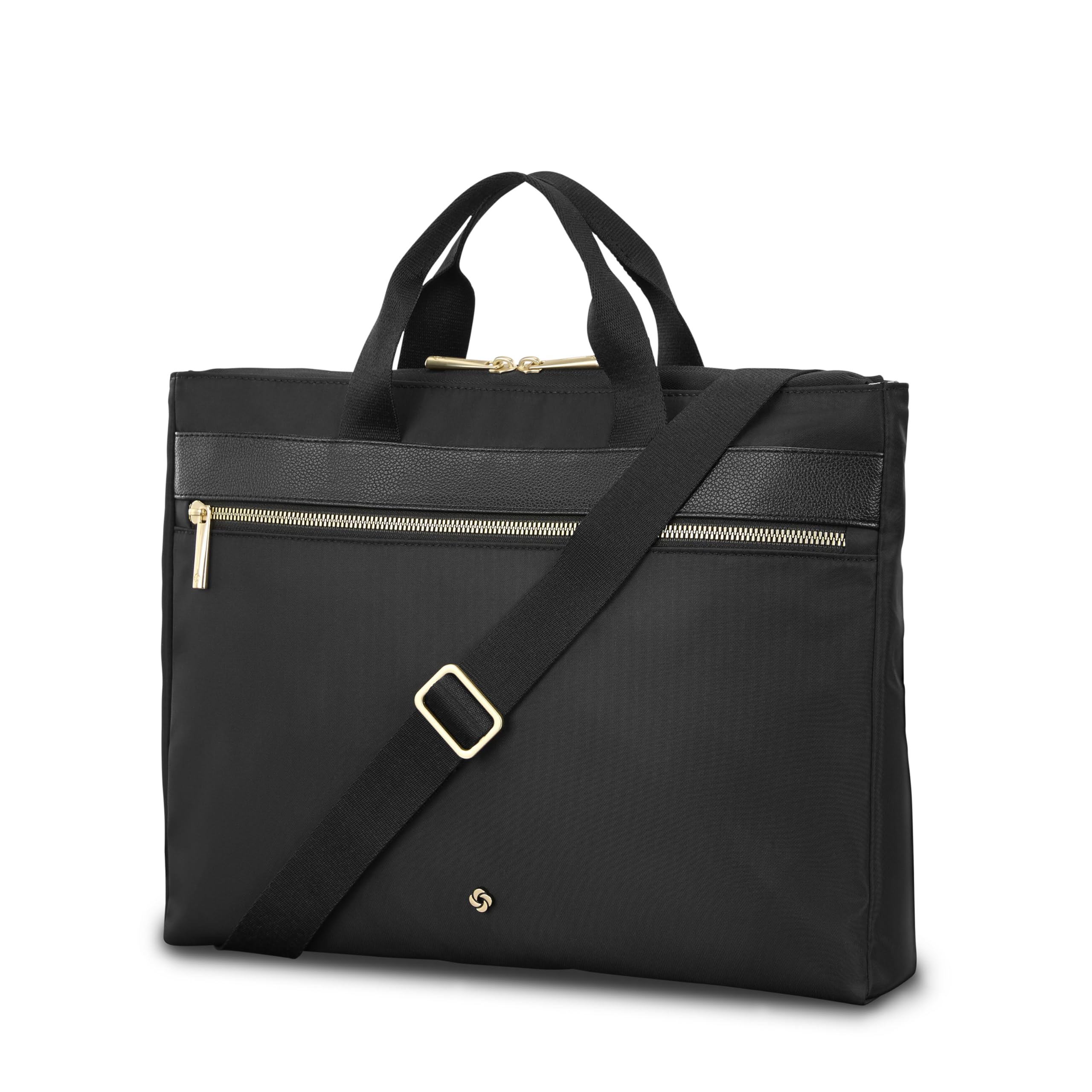 Mobile Solution 2 Convertible Slim Briefcase - Black