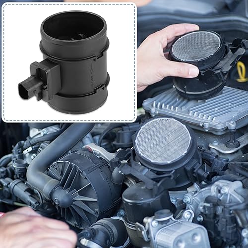 Miniatura 2 de X AUTOHAUX 0280218421 Sensor de flujo de aire de masa de coche Sensor MAF Reemplazo de flujo de aire para Chevrolet Aveo 2009-2011 para Chevrolet